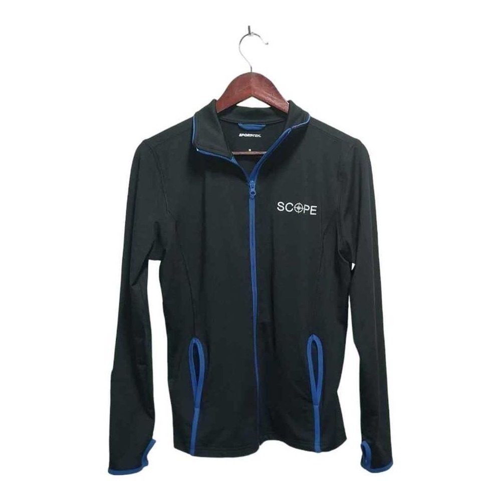 This black & blue jacket is by Sport Tek. Size Large